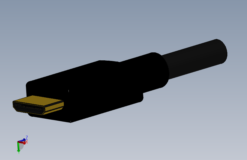 063-HDMI头-迷你 HDMI 插头连接器(C 型) SW STL STEP