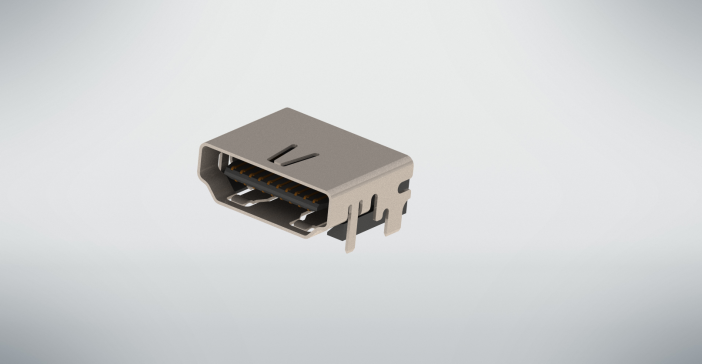019-HDMI头-HDMI 头子  STEP