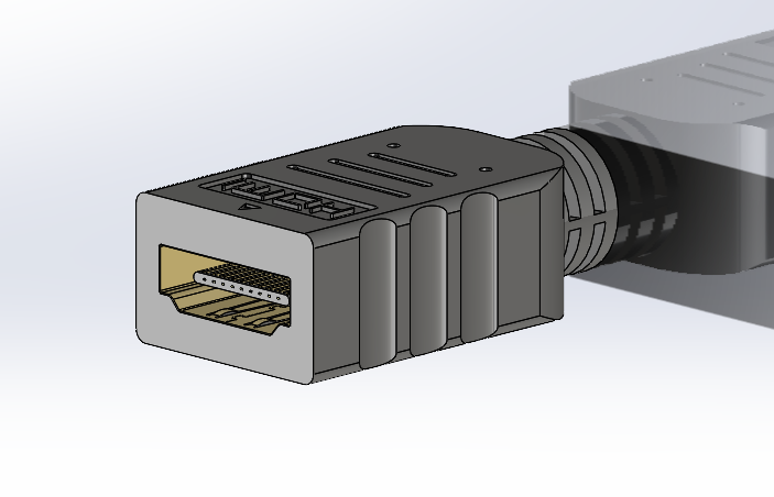 024-HDMI头-HDMI 母头  SW STEP