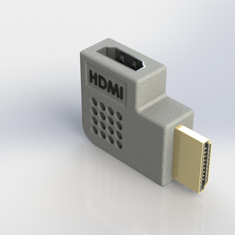 034-HDMI头-HDMI 线缆 HDMI 90 连接器  SW STEP