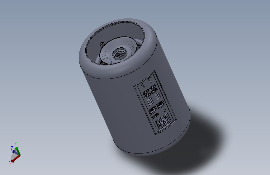 028-HDMI应用-Mac Pro 2013 圆柱形  SW
