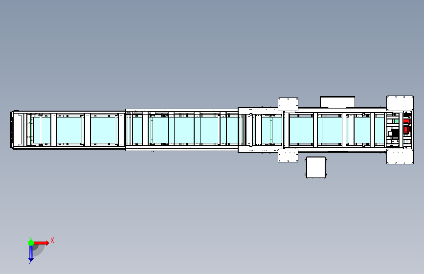 B4788-三节伸缩皮带机(sw18可编辑+工程图)