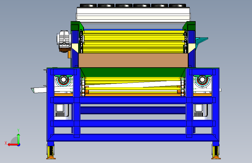 B4877-水果分级机(sw18可编辑+cad)
