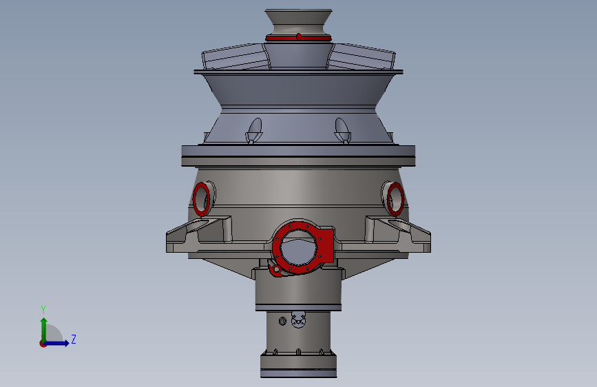 圆锥破碎机cone-crusher-6831-模型格式为 sw
