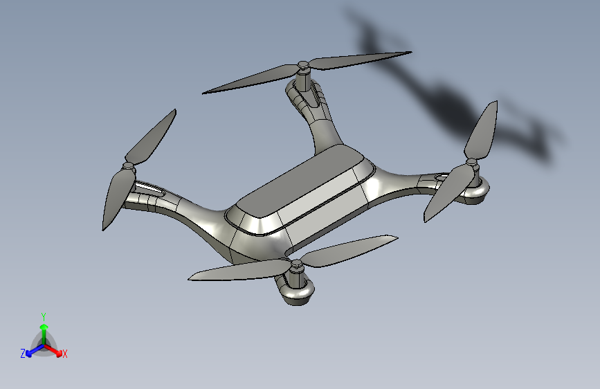 3DR+单人无人机四轴飞行器模型+无人机