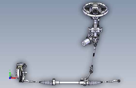 某商用车转向系统设计和分析（三维CATIA）OK