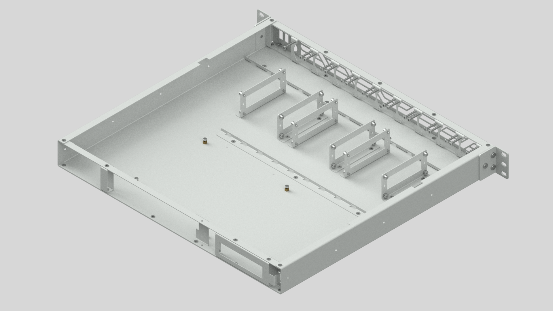 DIY+1U+机架式机箱
