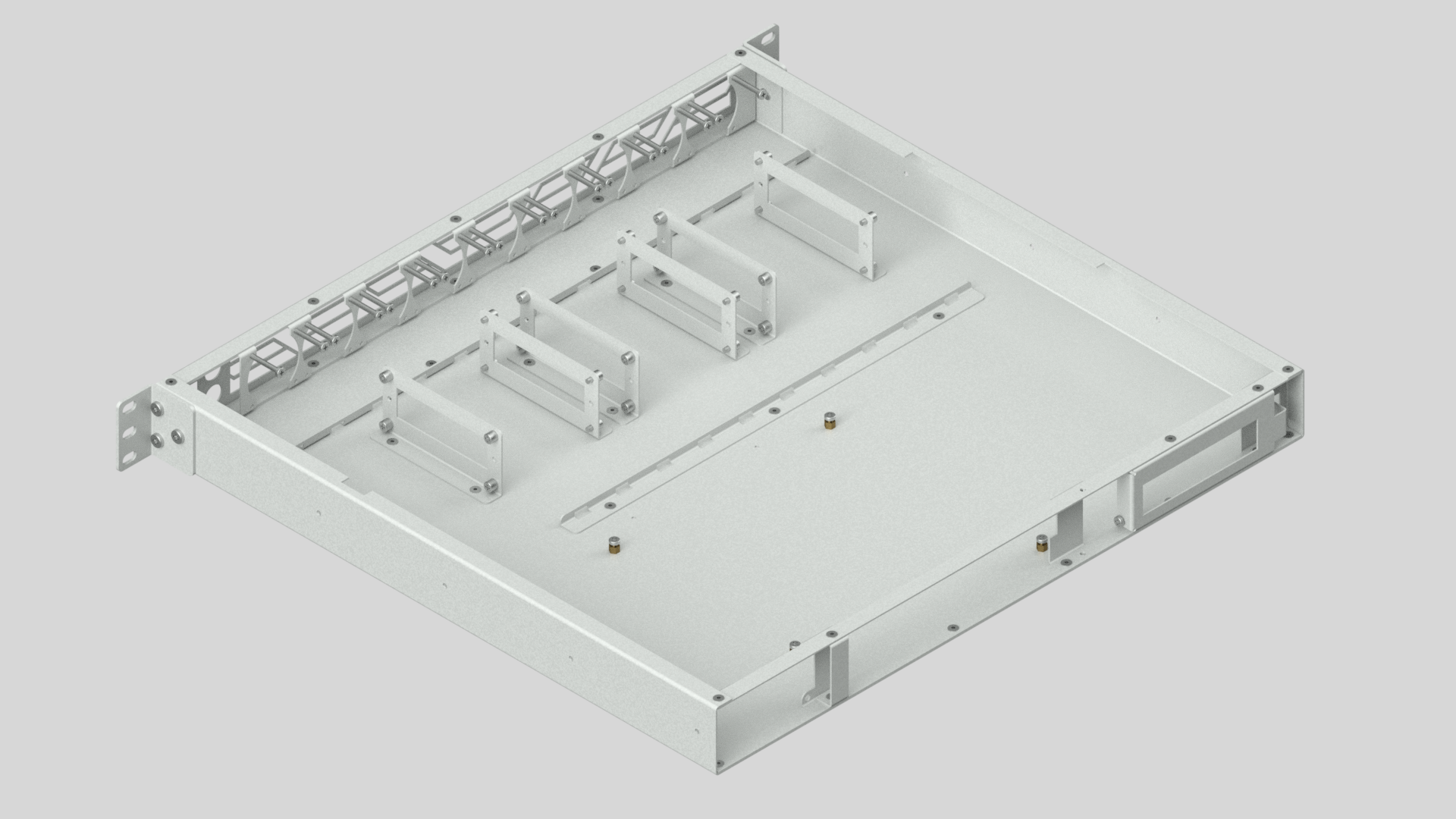 DIY+1U+机架式机箱