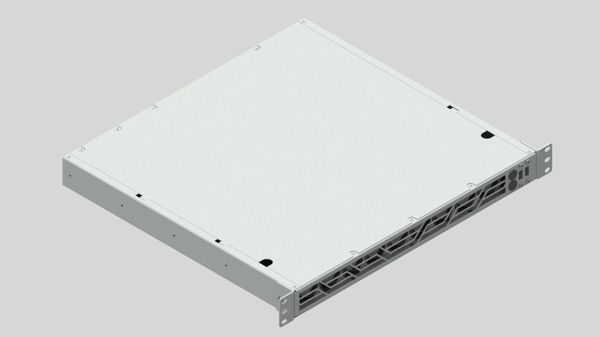 DIY+1U+机架式机箱