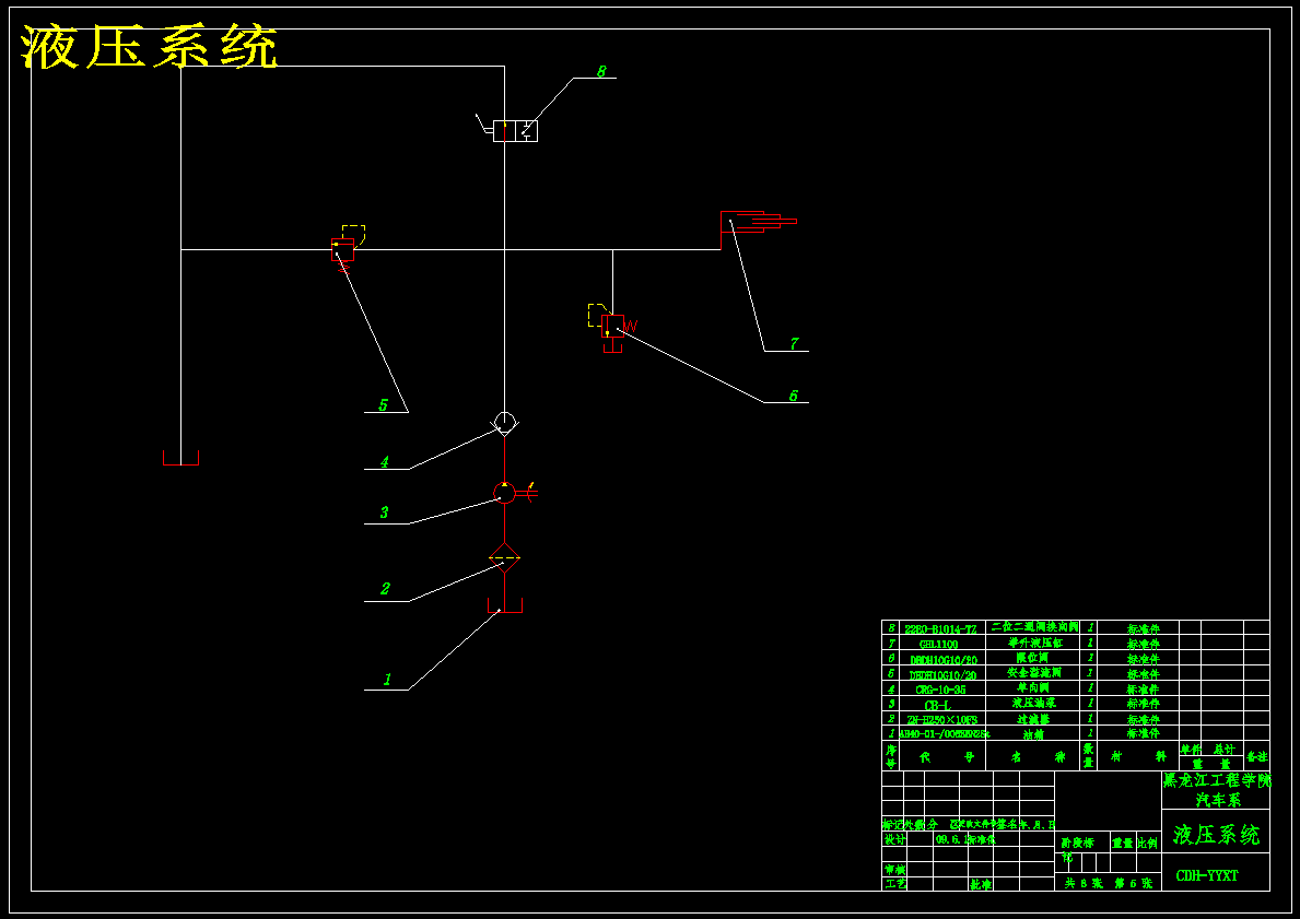 NTQ3040B轻型农用自卸车车厢和举升机构设计【含6张CAD图纸】