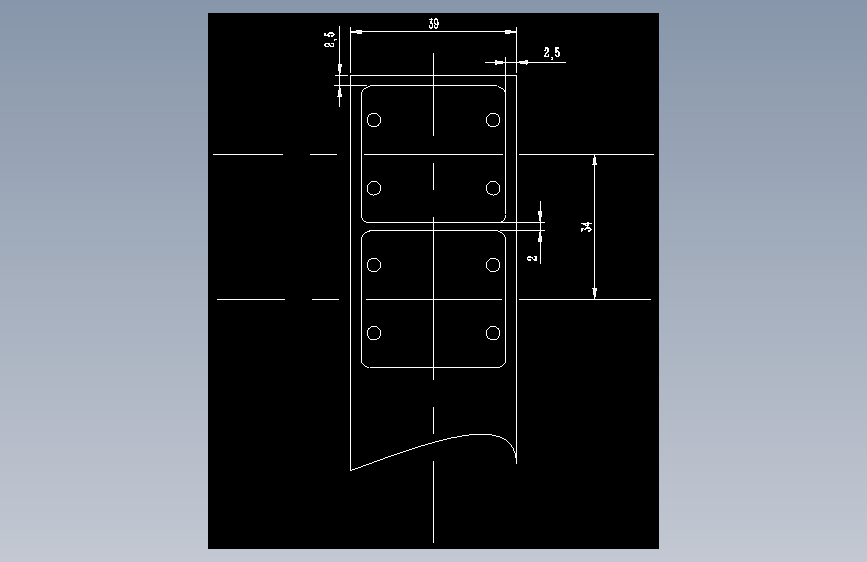 垫片落料冲孔复合模具的设计【方形片 四个孔冲压模具】【含CAD图纸】