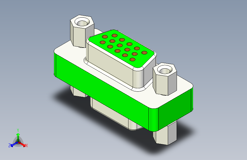 024-VGA-VGA接口DB15  STEL  STL