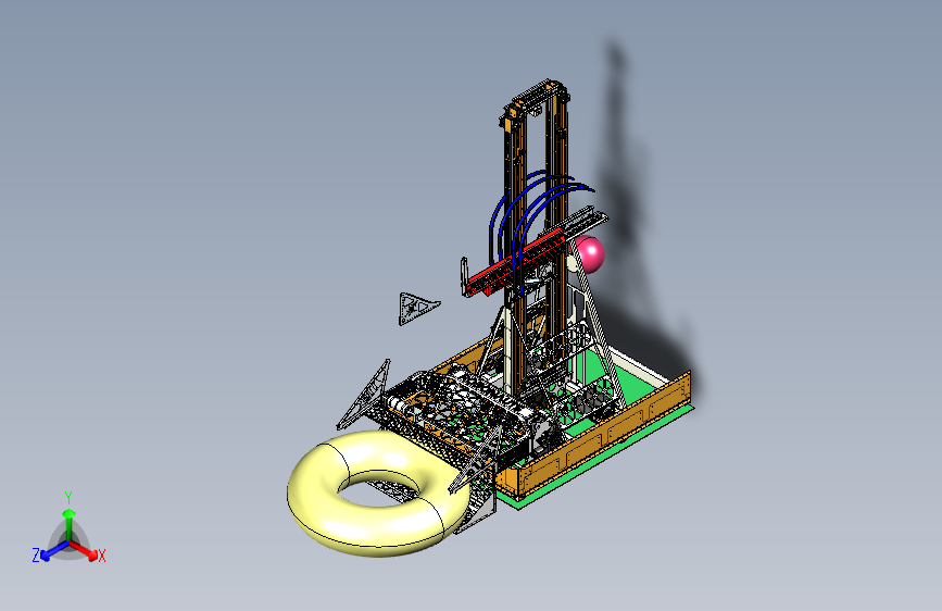 2011机器人车3D图纸 STP格式