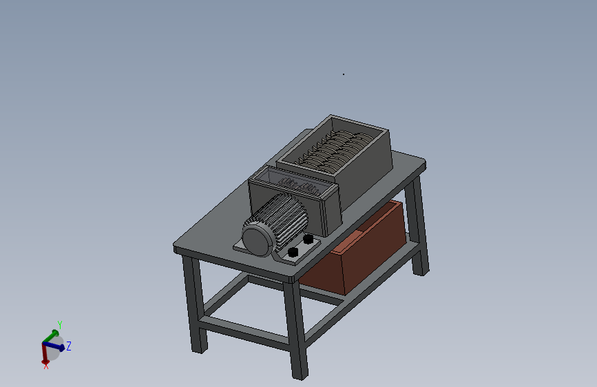 碎纸机paper-crusher-1831-模型格式为 stp