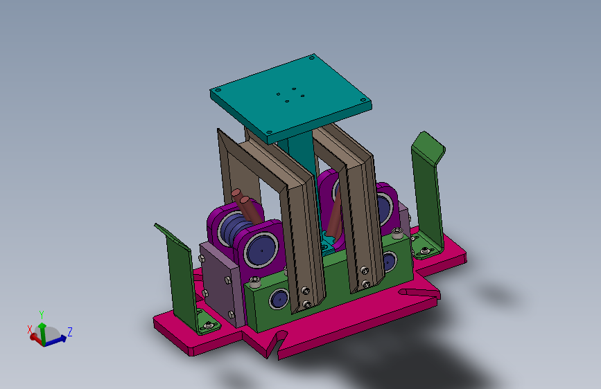 money truck钳式折弯机构3D图纸 Solidworks设计 附STEP