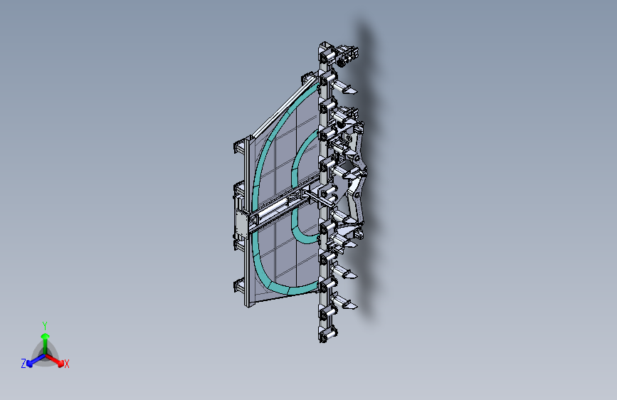 firkate钢筋折弯机构3D图纸 STEP格式