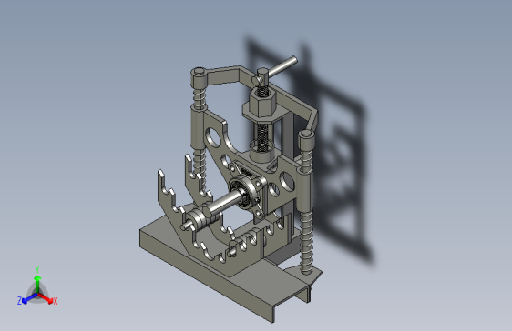 METAL BENDER金属折弯机构3D数模图纸 STP格式