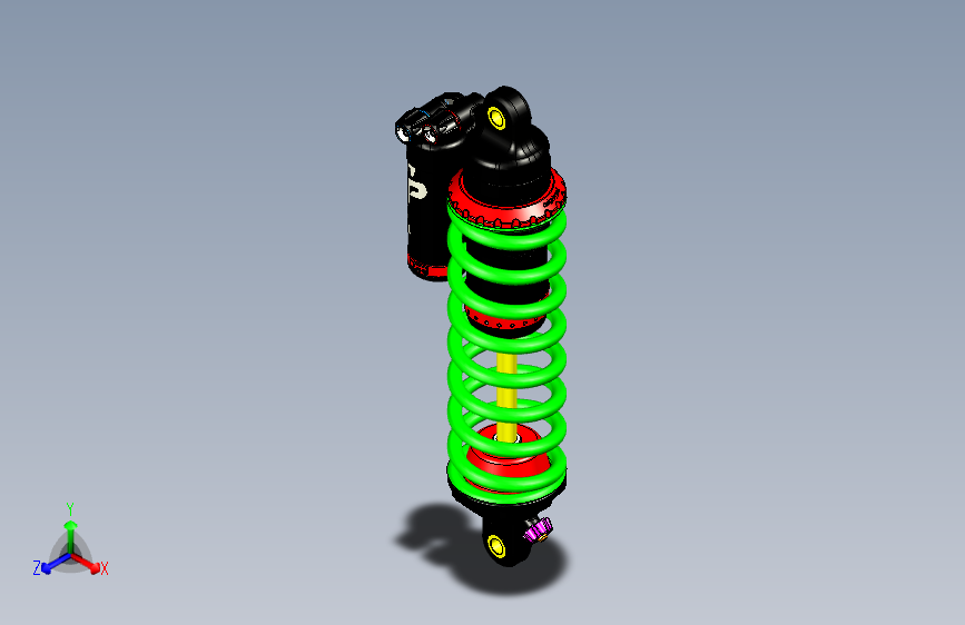 Y4997-减震器+++caterpillar-suspension_snowbike+SW+STP