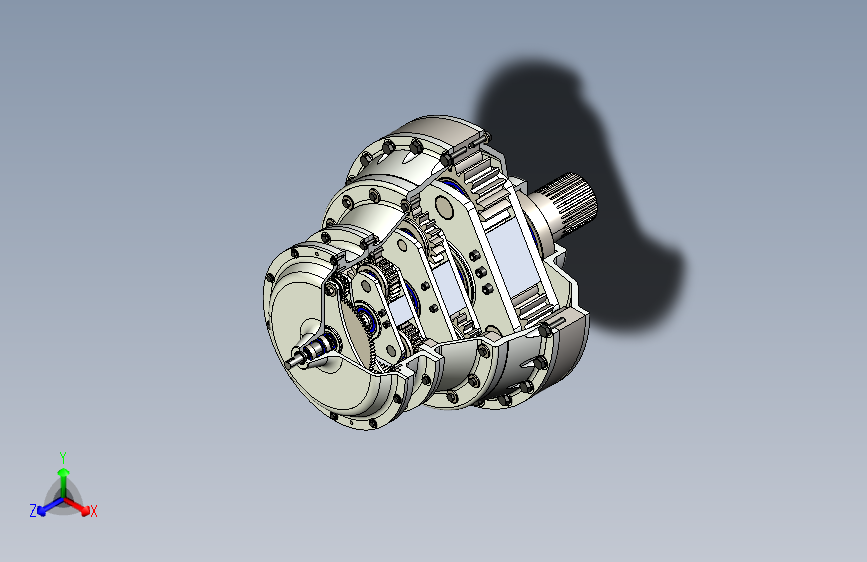 Y4069-行星齿轮减速器Planetary+Gearbox+IGS