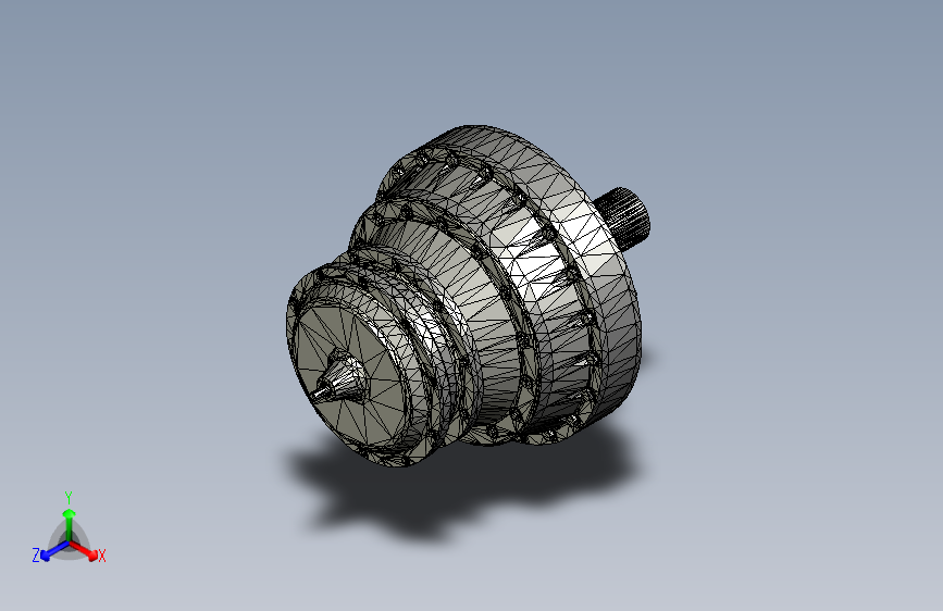 Y4077-行星齿轮减速器planetary-gearbox+STP+STL