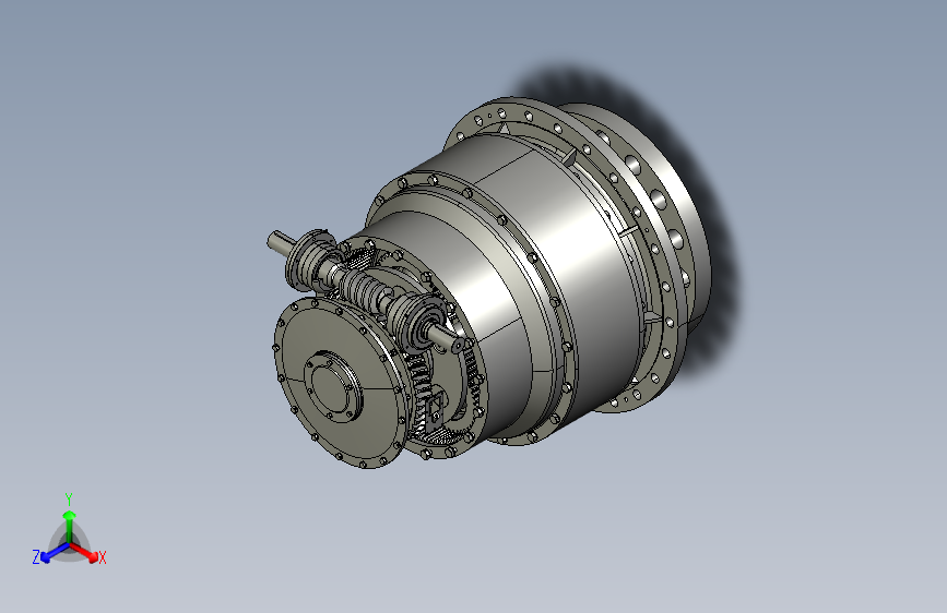 Y4108-行星齿轮减速器worm-dual-planetary-gear-unit-with-a-capacity-of-60-kw-type-rcpg+STP