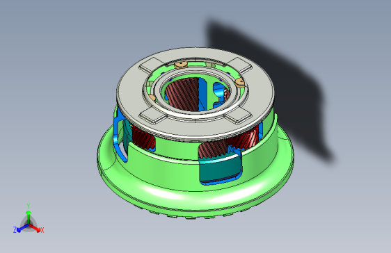 Y4111-行星齿轮减速器7g-tronic-ravigneaux-gear-set-assembly+CGR+STP