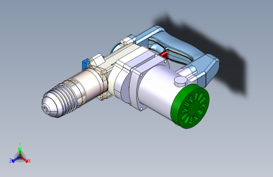 Y4135-手电钻+drill-39+CATIA+STP