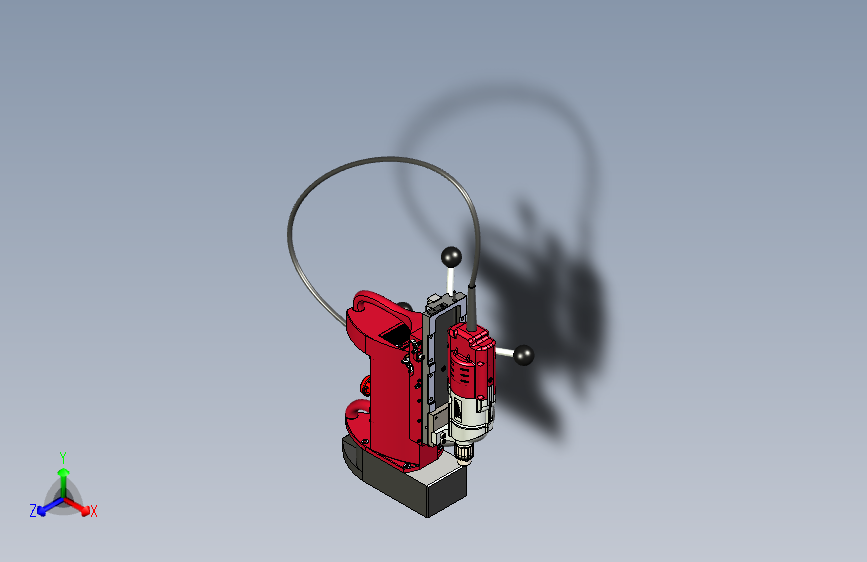 Y4151-手电钻+milwaukee-magnetic-base-drill+SW+STP+IGS
