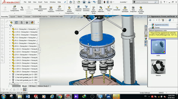 Y4153-手电钻+multi-spindle-drill-2+SW+STP