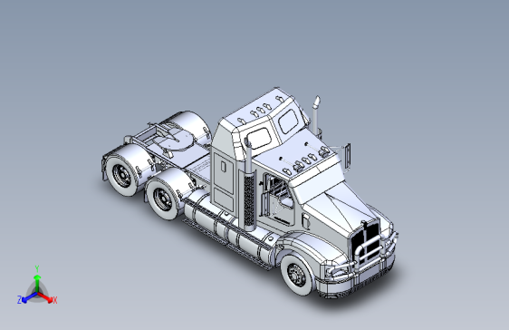 Y4209-卡车+kenworth-t401-1998+SW+STP
