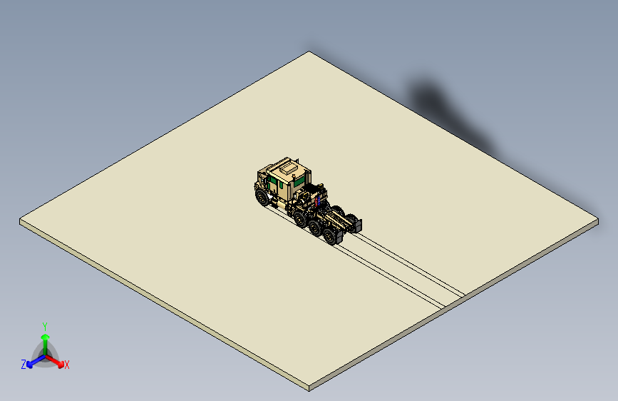Y4216-卡车+m1070-truck-tractor-oshkosh+IGS