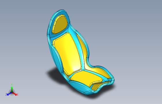 Y4280-汽车座椅+++racing-car-seat-2+SW+STP+DWG