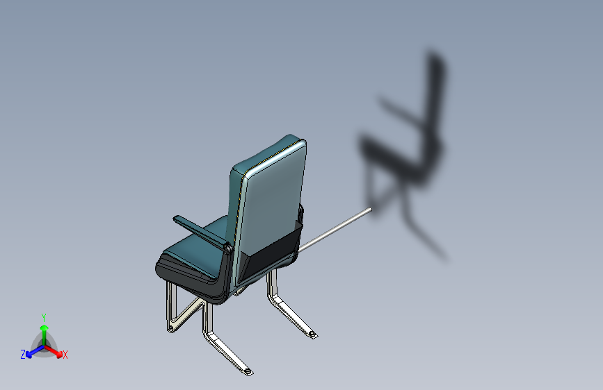 Y4289-飞机+座椅+aircraft-seat-2+F3D+STP