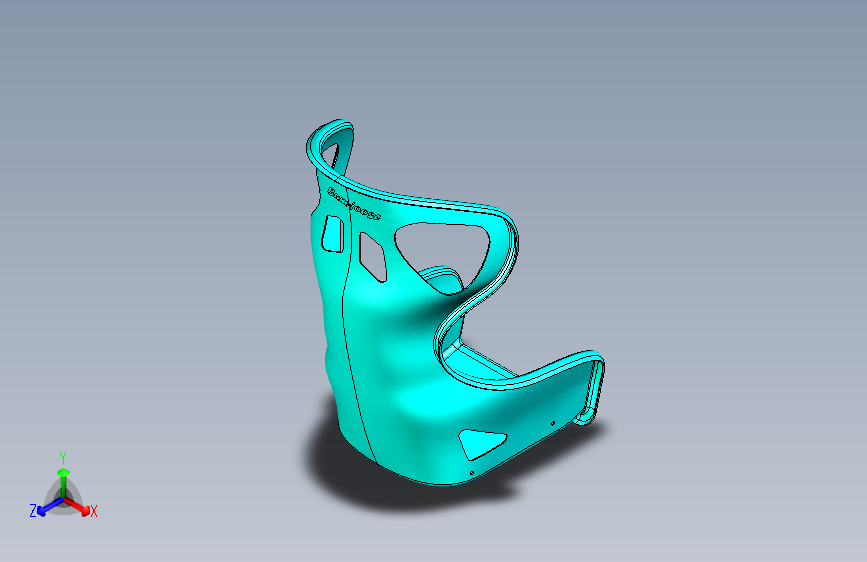 Y4295-汽车座椅+++carbon-fiber-seat+SW+STP