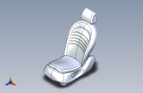 Y4297-汽车座椅+++car-seat--2+SW+STP+IGS