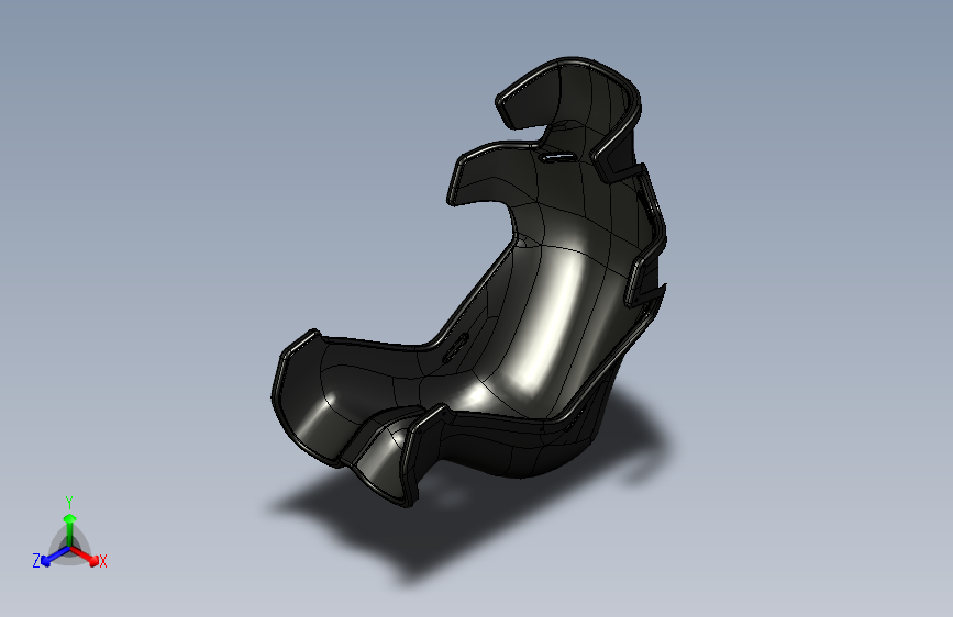Y4299-汽车座椅+++cf-racing-seat+STP+IGS