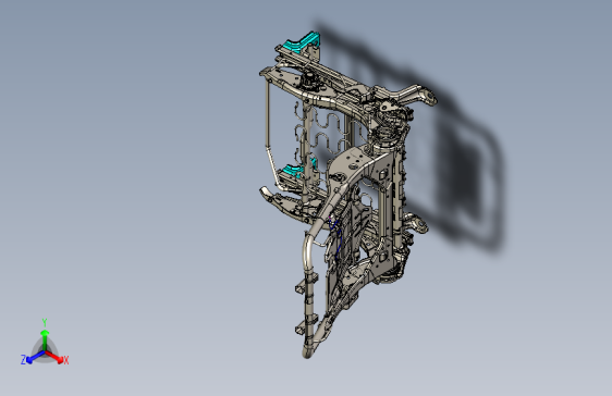 Y4300-汽车座椅+++frame-of-car-seat+IGS