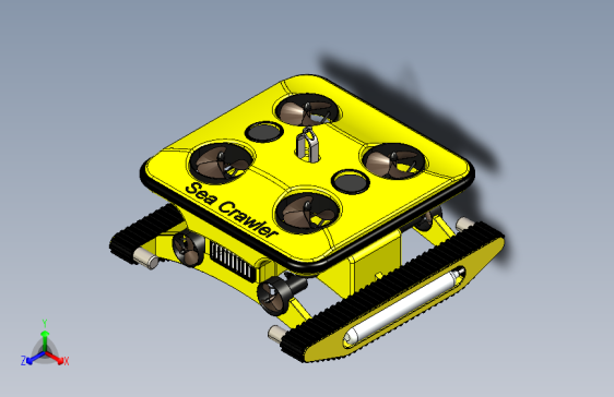Y4313-海底探测器+ROV+Sea+Crawler+IGS