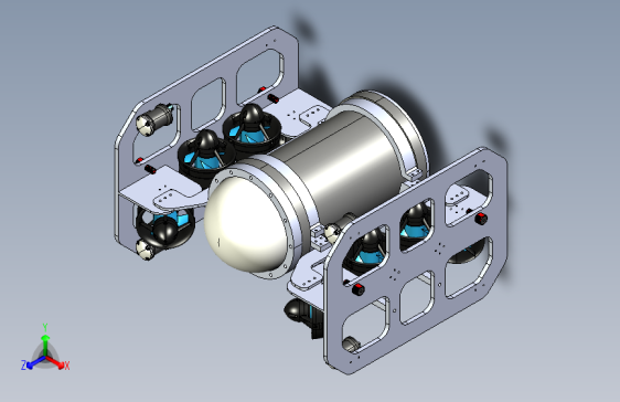 Y4329-海底探测器+ROV+concept-rov-design-with-6dof+STP