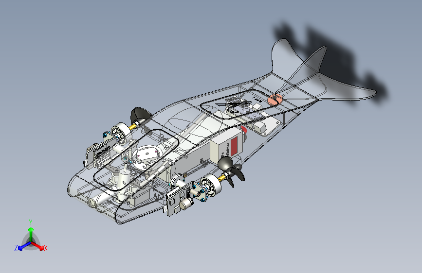 Y4335-海底探测器+ROV+rc-submersible-gamma+SW+STP