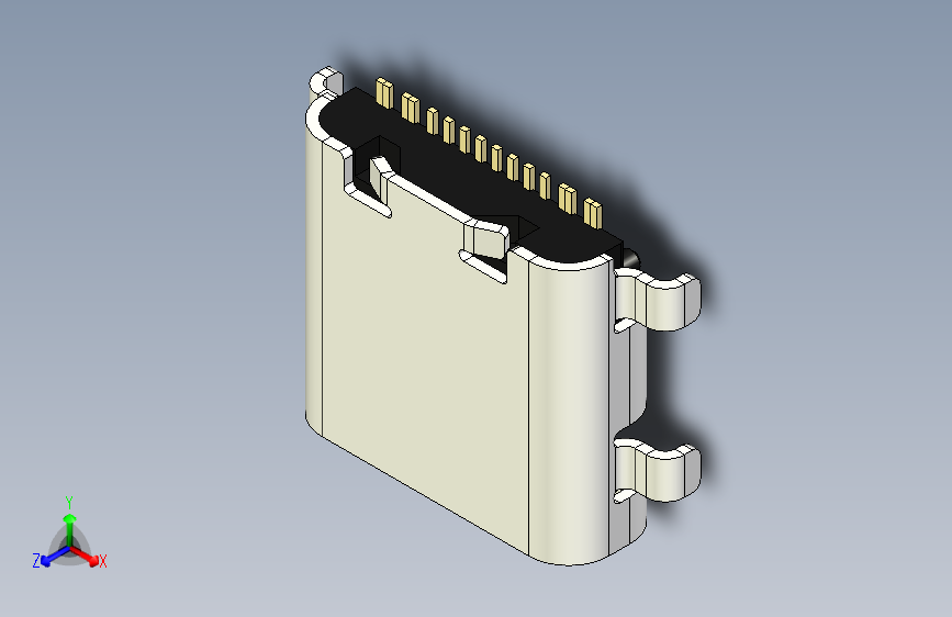 Y4364-接插件++HRO+TYPE-C-31-M-14+F3D+STP
