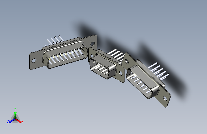 Y4392-接插件++male-connector+SW