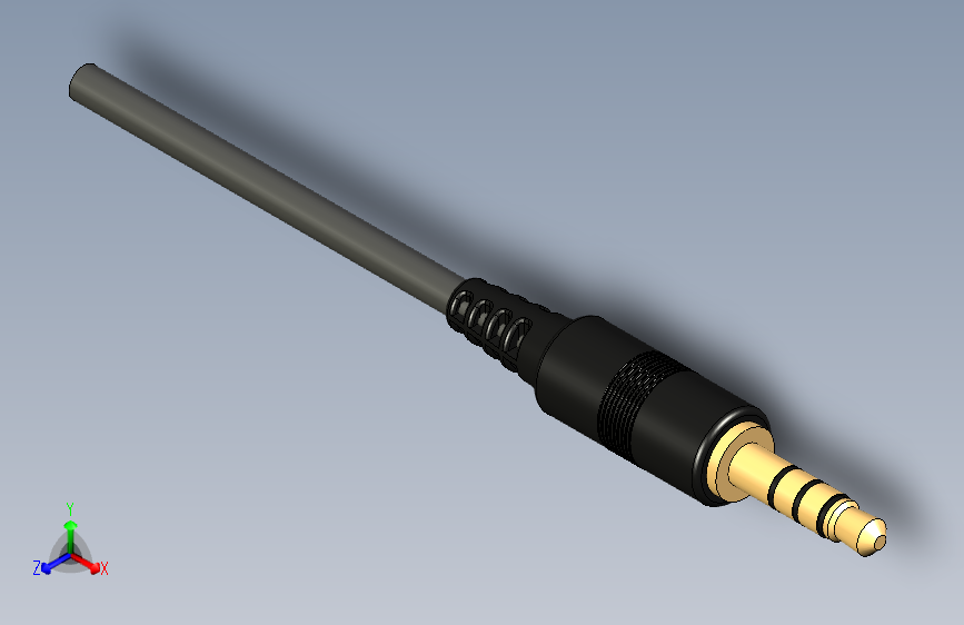 Y4393-接插件++micro-jack-3-5mm-male-connector+SW+STP+STL