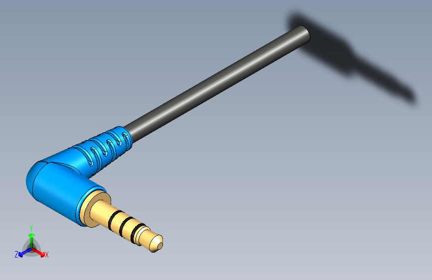 Y4394-接插件++micro-jack-3-5mm-male-connector-l-shaped-plug+SW+STP+STL