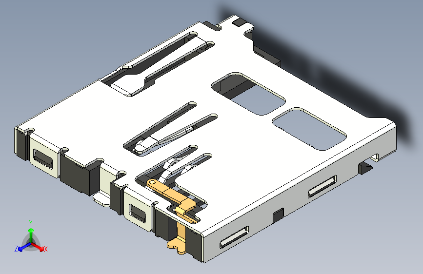 Y4396-接插件++micro-sd-card-slot-1+2+STP+SW