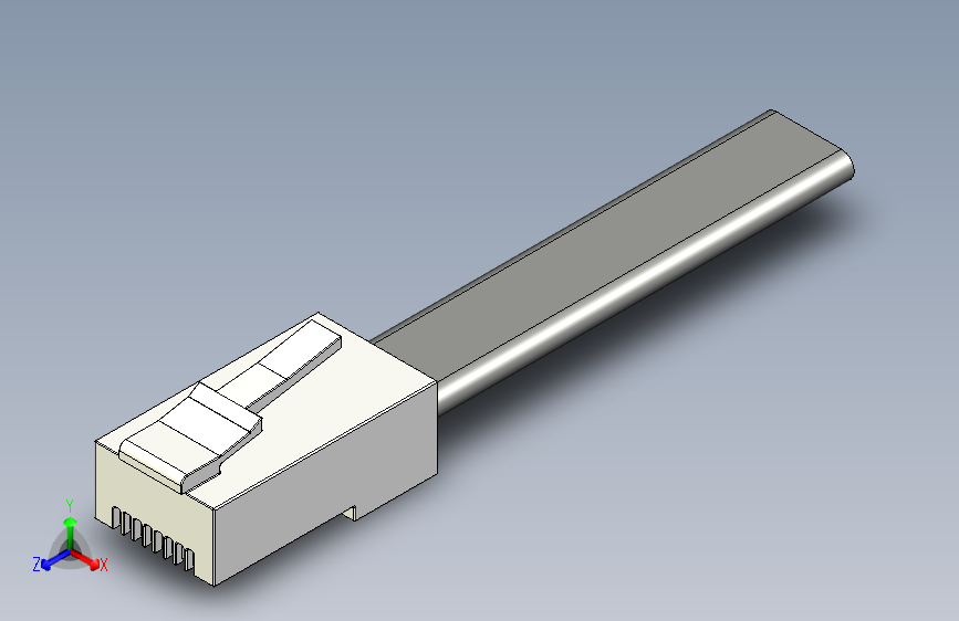 Y4410-接插件++rj45_ethernet_plug-1+5+STP+IGS