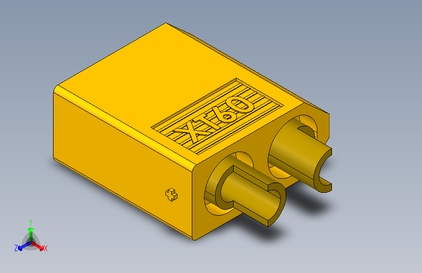 Y4430-接插件++xt60-connector-male-and-female+STP+IGS