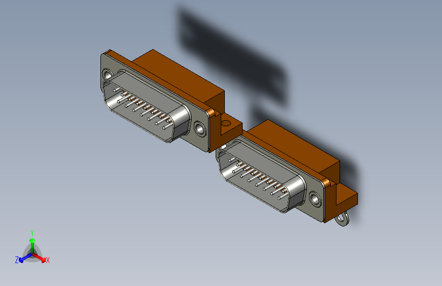 Y4452-接插件++15-pin-board-and-chassis-jack+STP