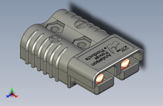 Y4461-接插件++anderson-plug-sb175-grey-body-1+1+STP+SW+X_T