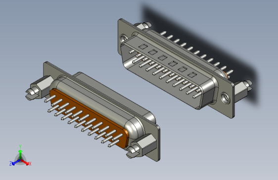 Y4479-接插件++connector+DB-21F(M)+STP